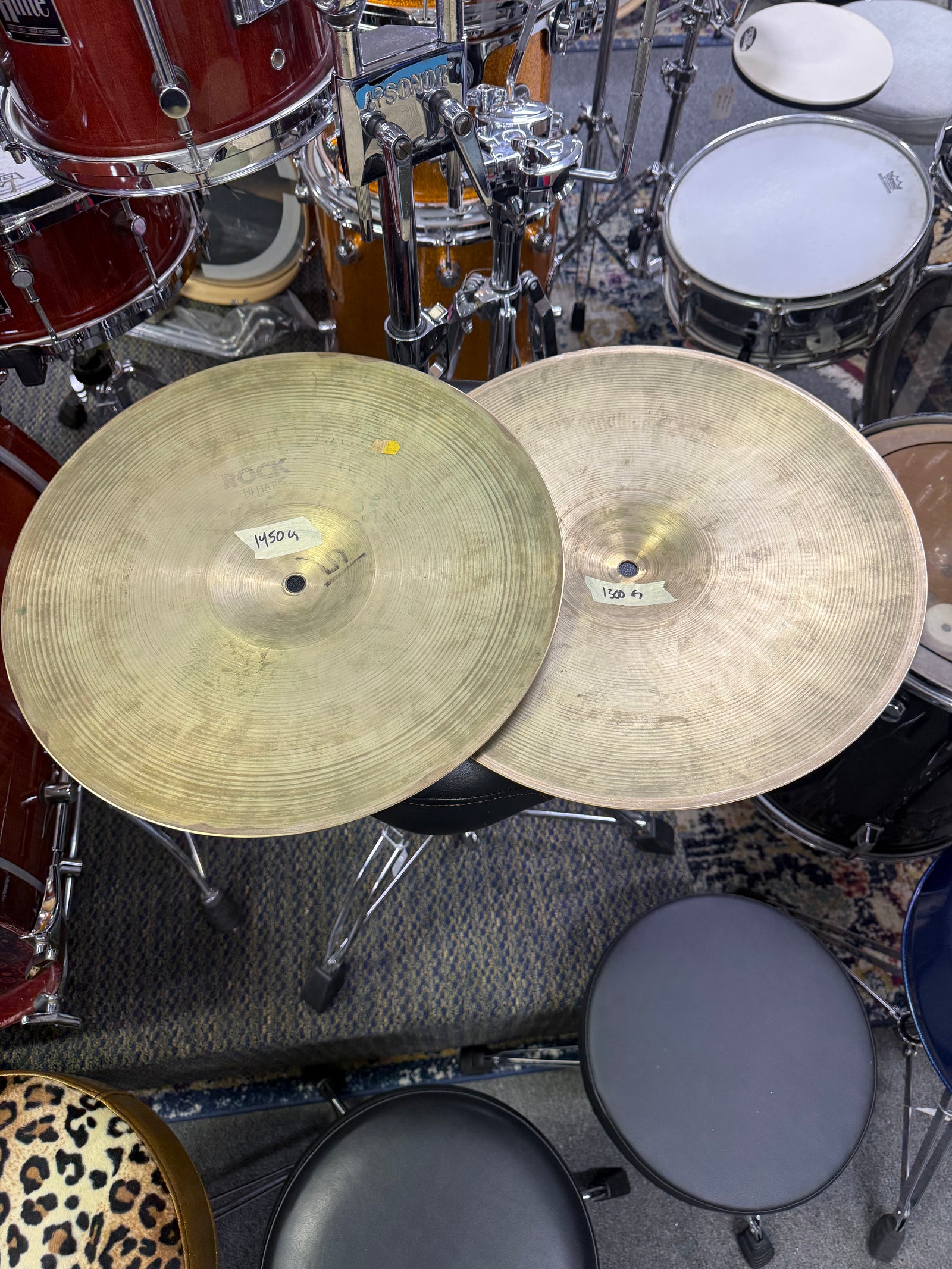 Zildjian 15” Rock Hi Hats