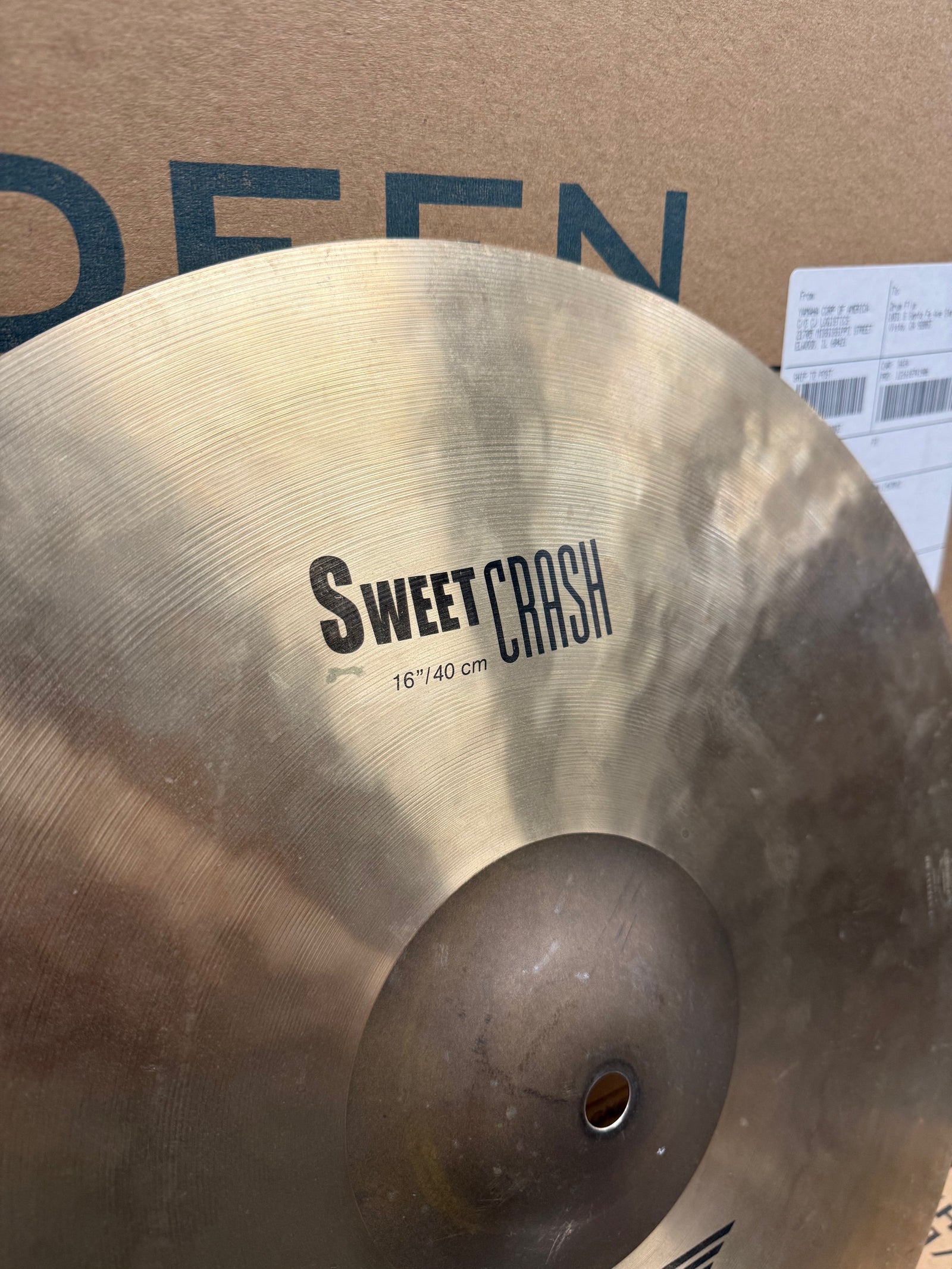 Zildjian 16” K Sweet Crash Cymbal