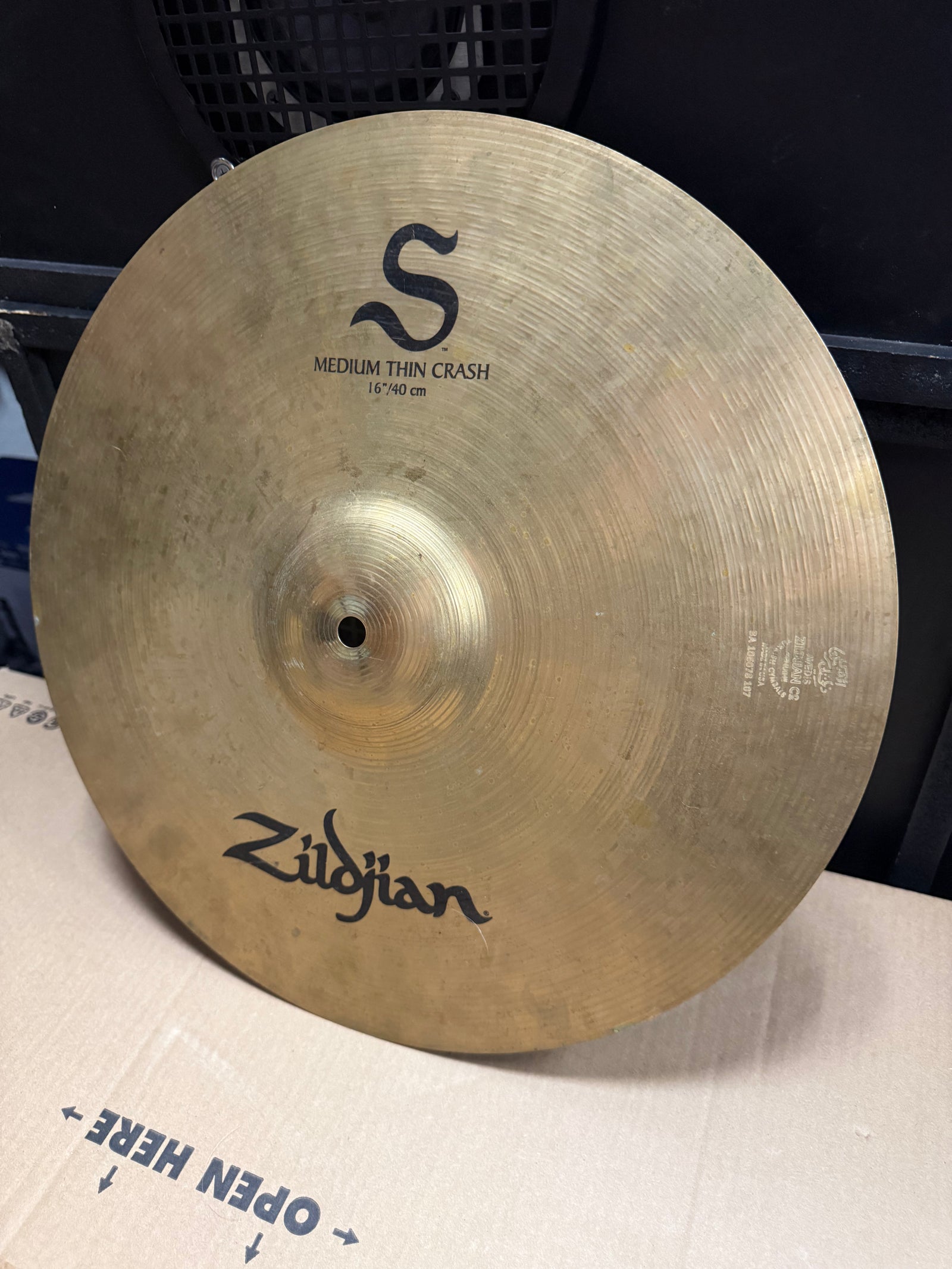 Zildjian 16” S Medium Thin crash cymbal