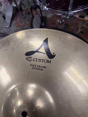 Zildjian 18” A Custom Fast Crash Cymbal
