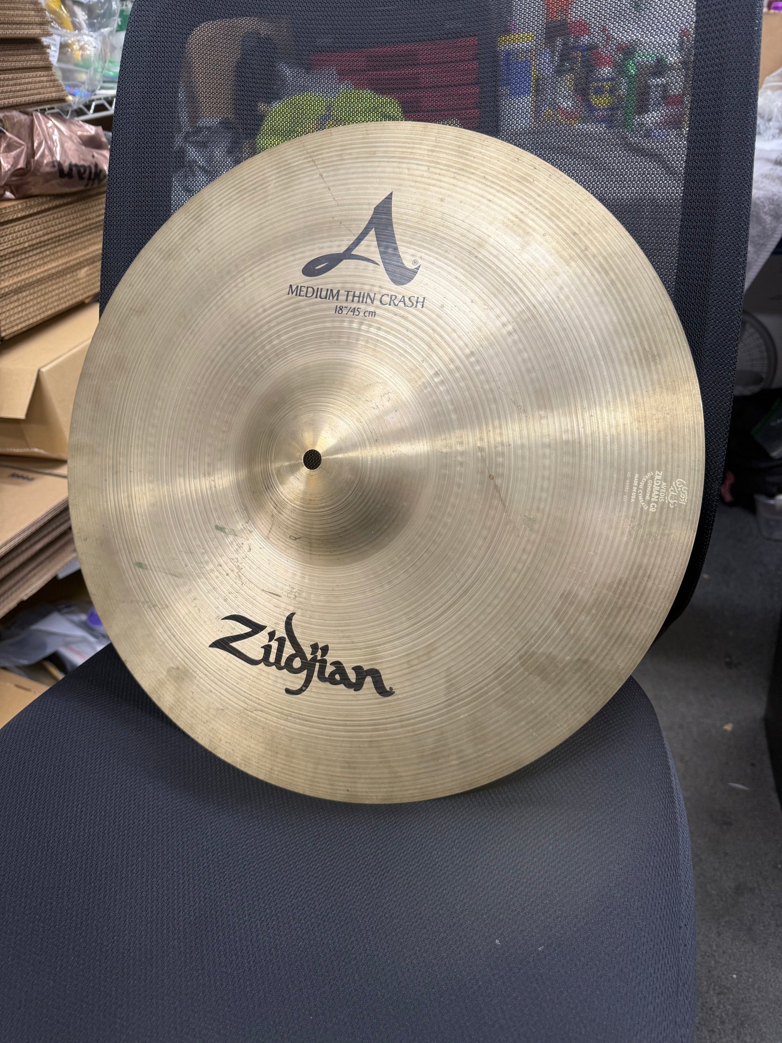 Zildjian 18” A Medium thin Crash Cymbal
