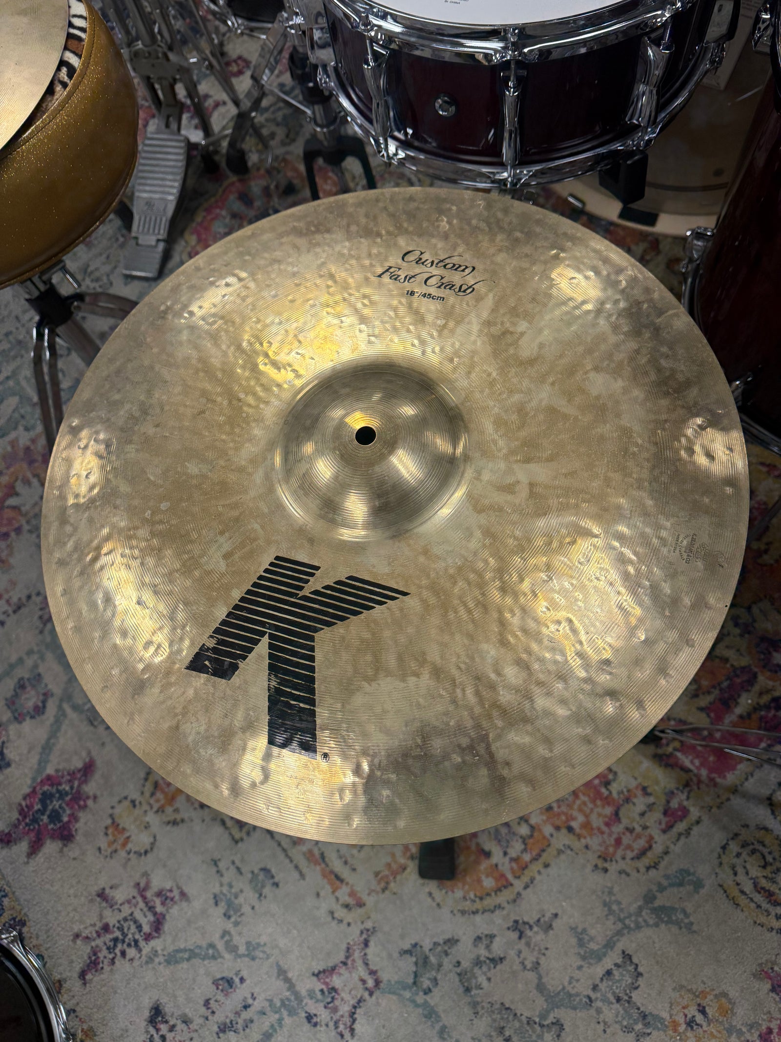 Zildjian 18” K Custom Fast Crash Cymbal
