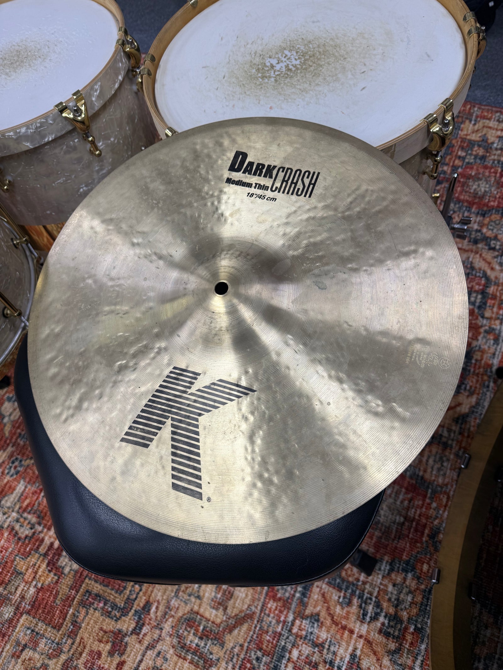 Zildjian 18” K Dark medium thin crash