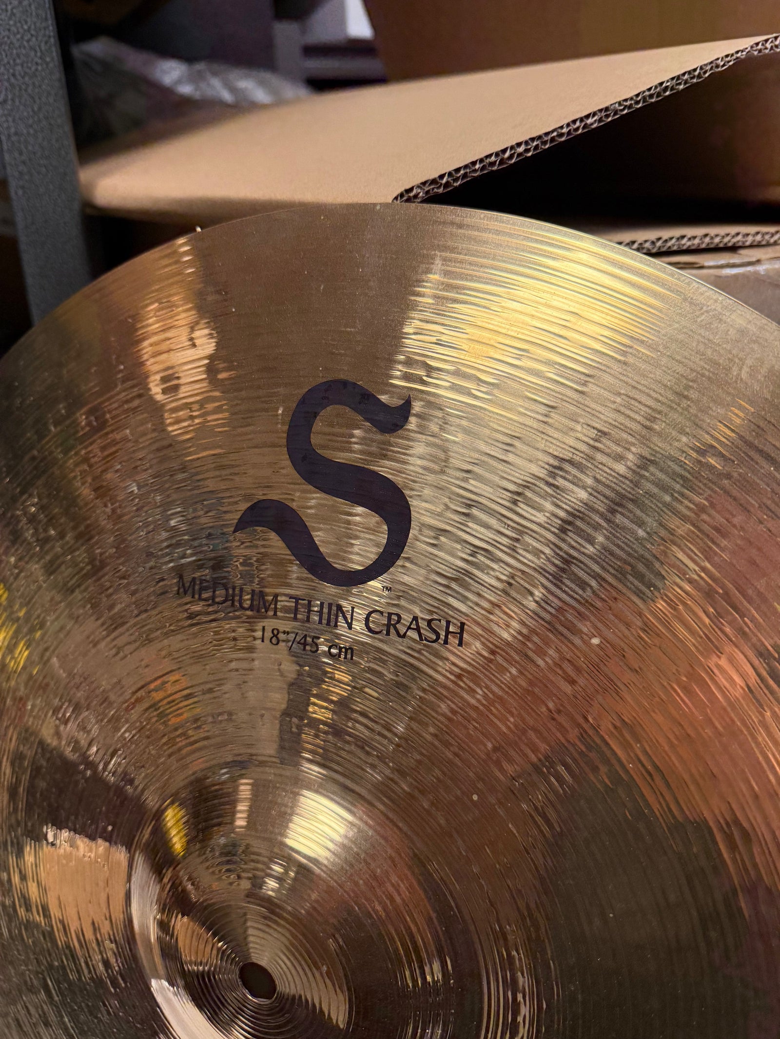 Zildjian 18” S Medium Thin Crash Cymbal