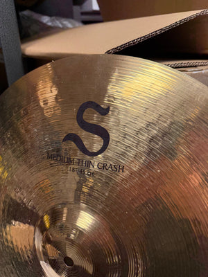 Zildjian 18” S Medium Thin Crash Cymbal
