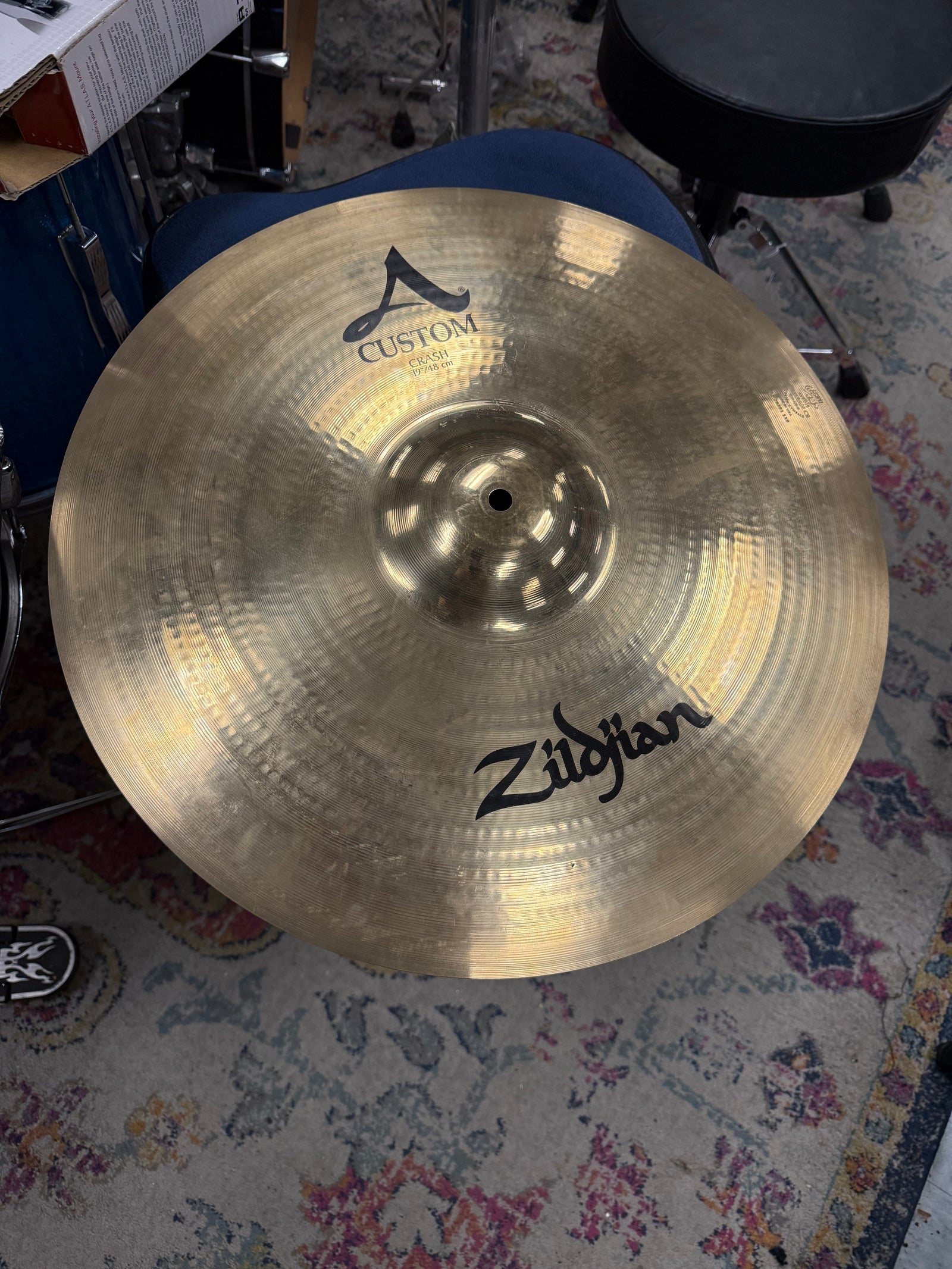 Zildjian 19” A Custom crash cymbal
