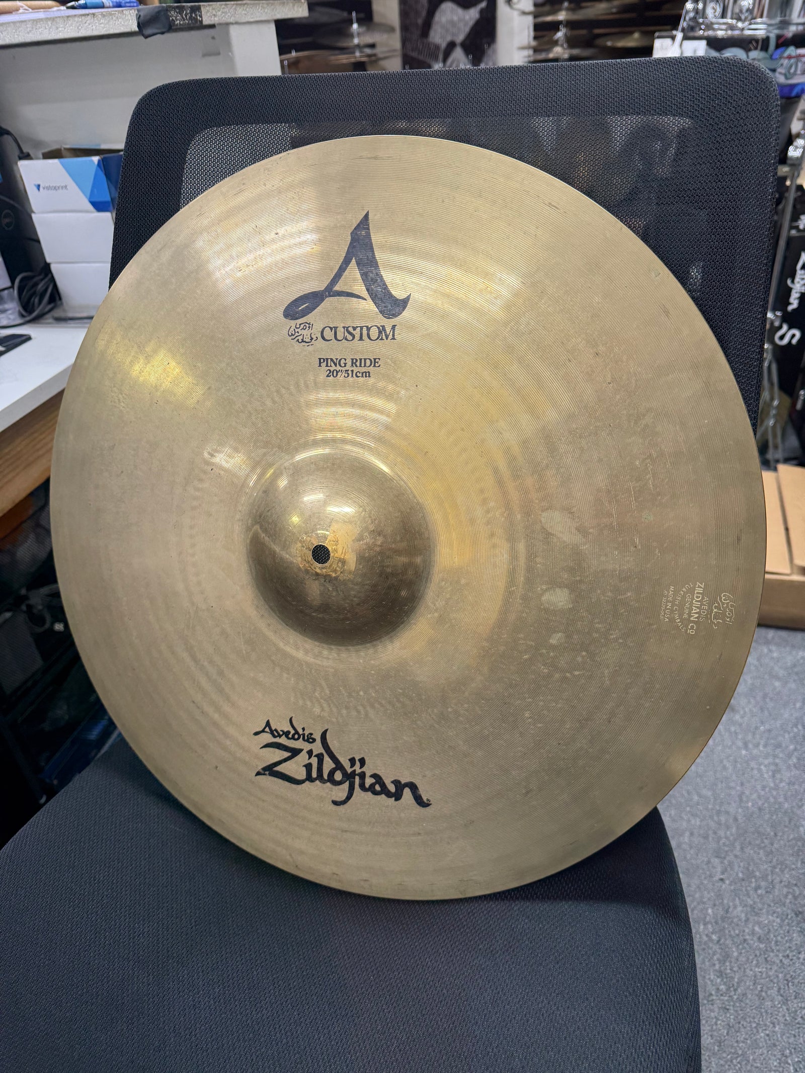 Zildjian 20” A a custom ping ride