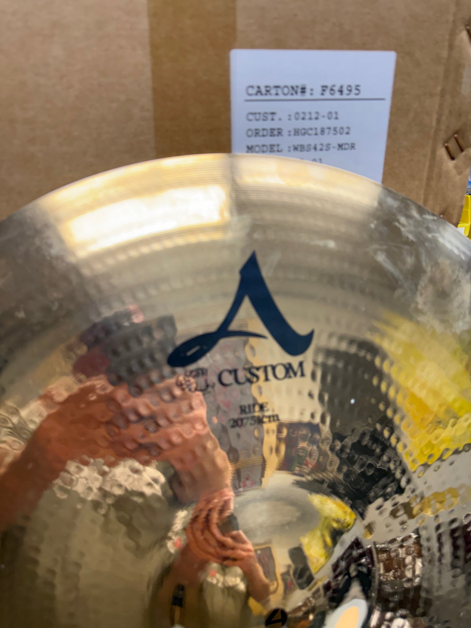 Zildjian 20” A Custom Ride Cymbal