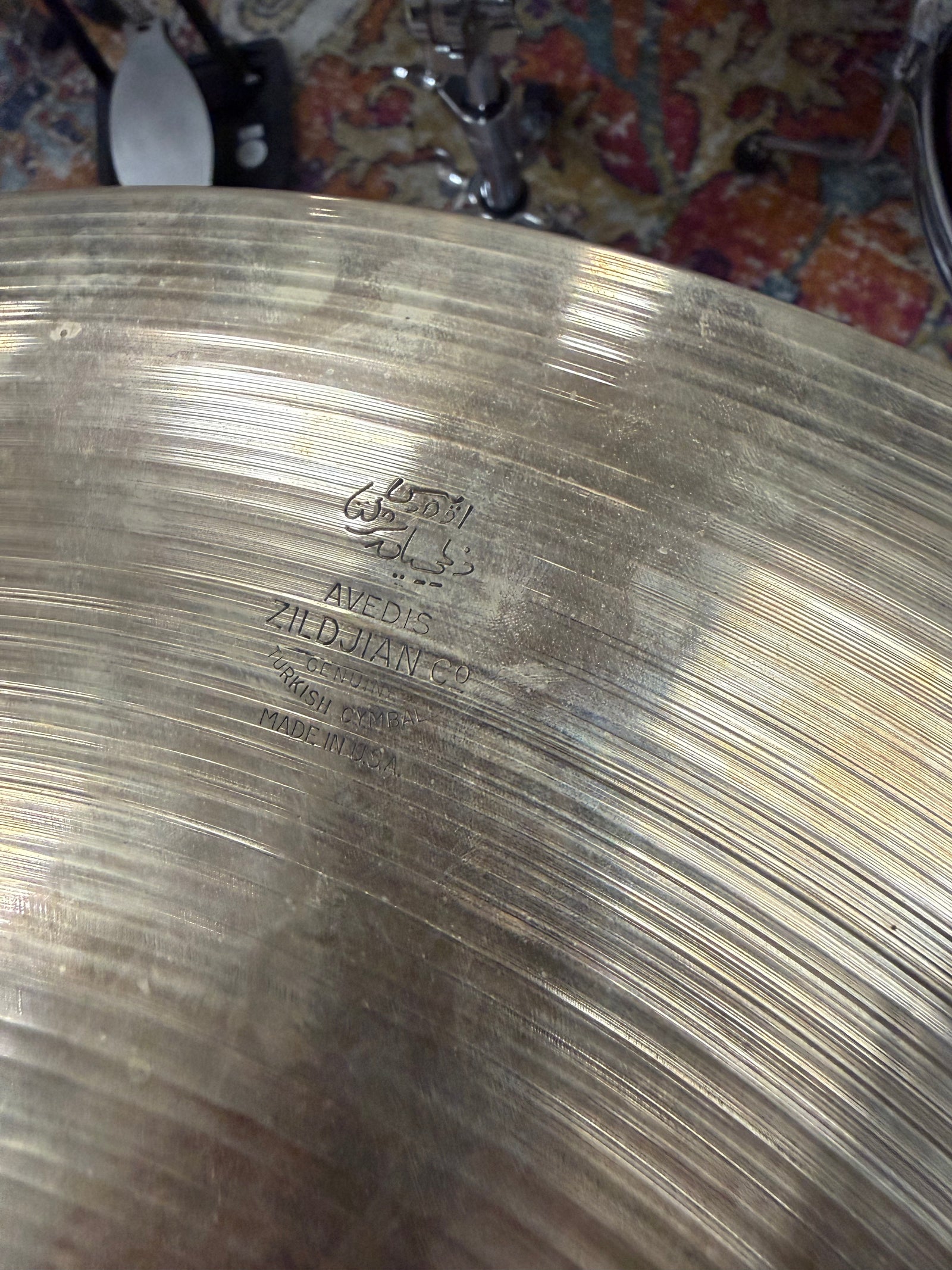 Zildjian 20” Brilliant Ride Cymbal Artist Owned 2268