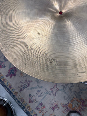 Zildjian 20” Hollow Logo min cup Ride Cymbal Artist Owned 2848