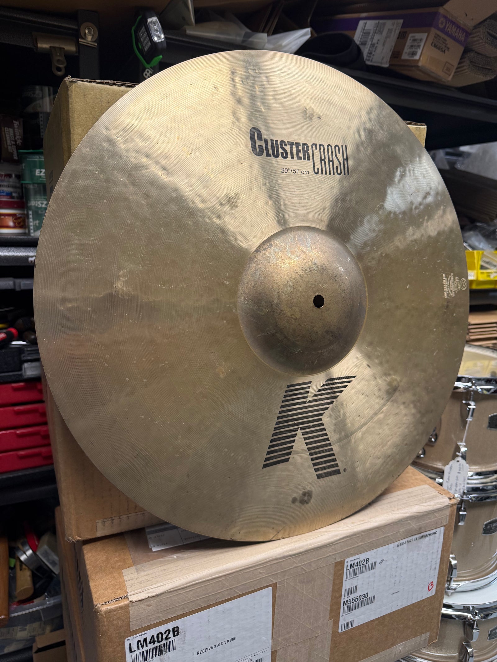 Zildjian 20” K cluster crash cymbal