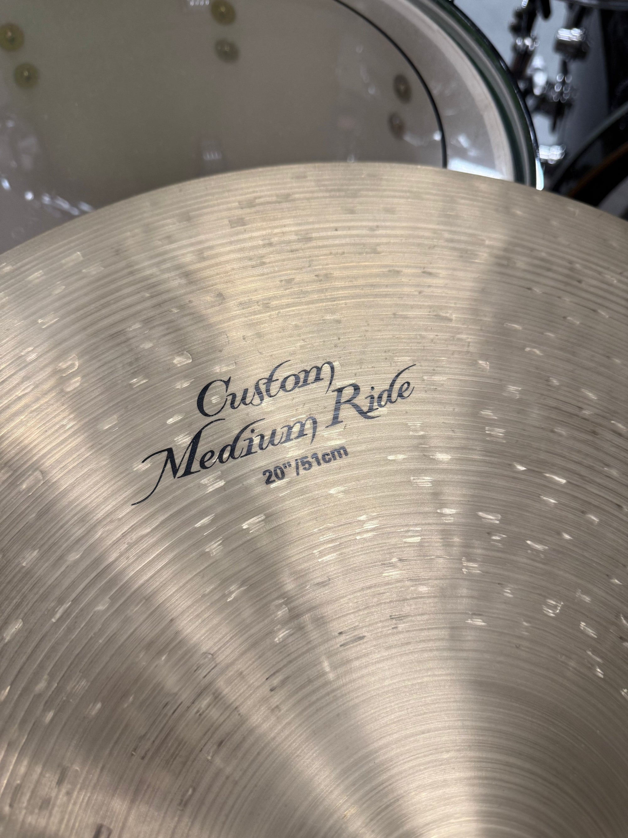 Zildjian 20” K custom medium ride cymbal