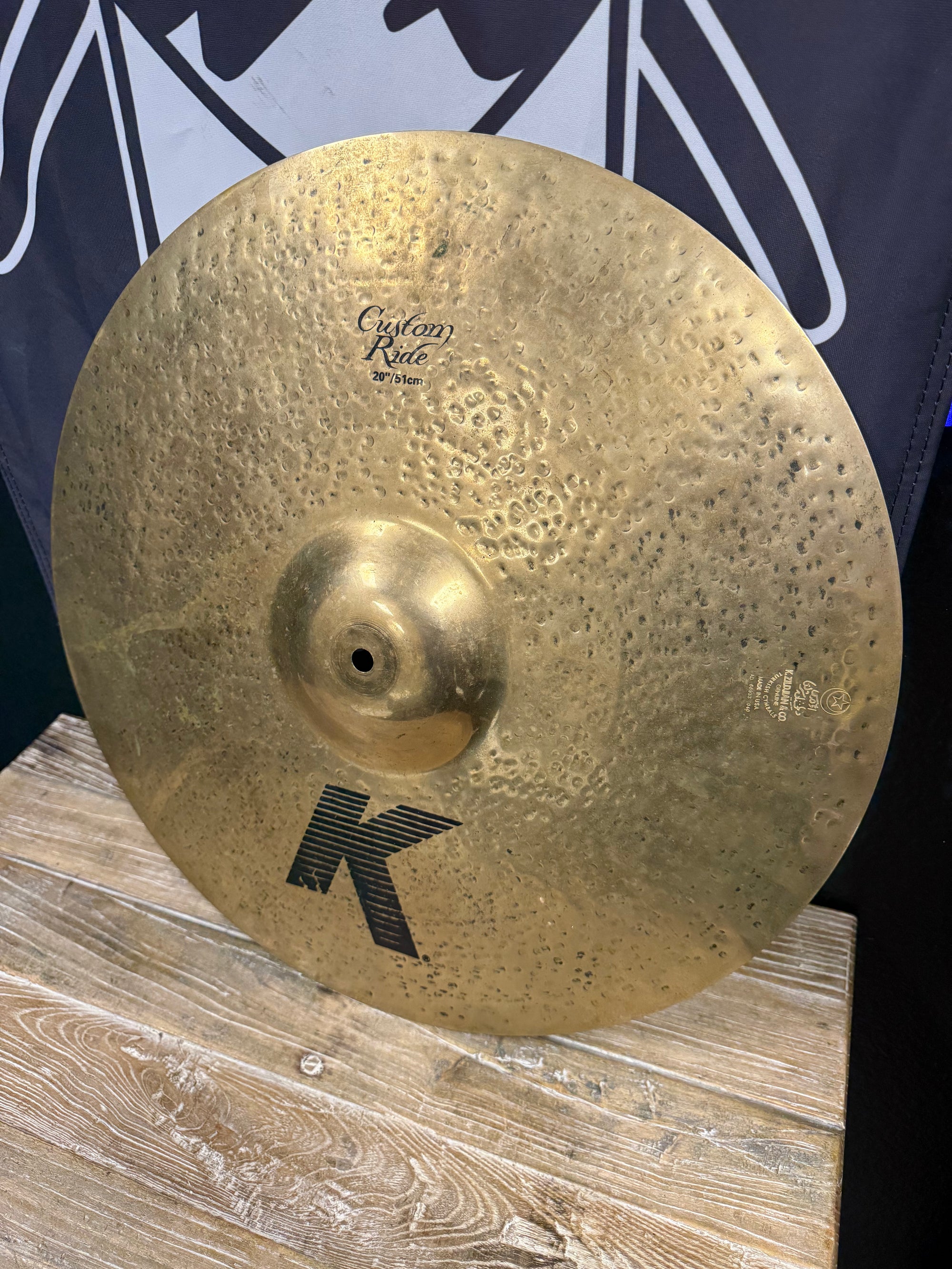 Zildjian 20” K Custom Ride Cymbal