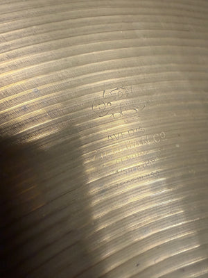 Zildjian 20” Ride Cymbal Artist Owned 1896