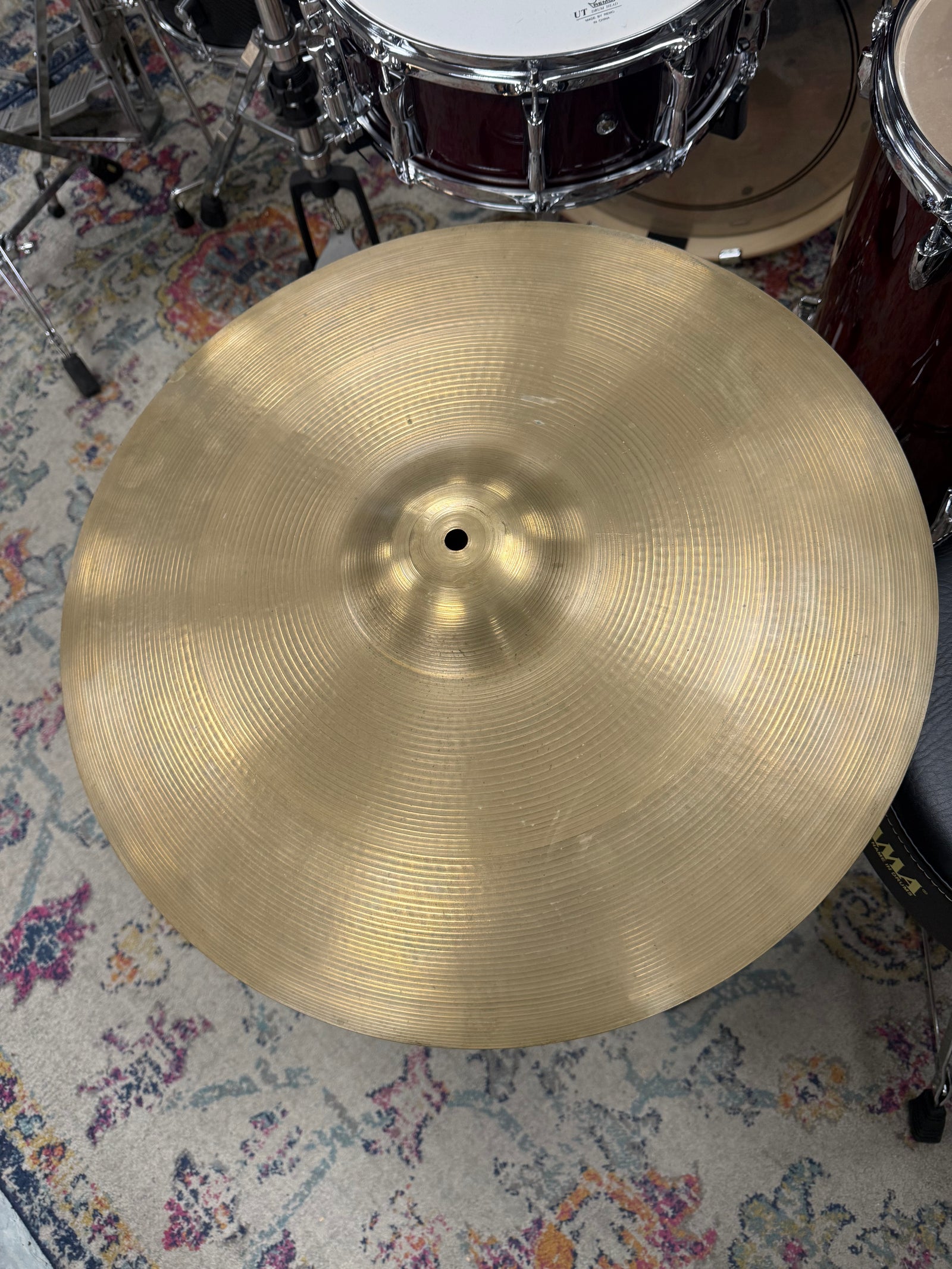 Zildjian 20” Ride Cymbal Artist Owned 1896