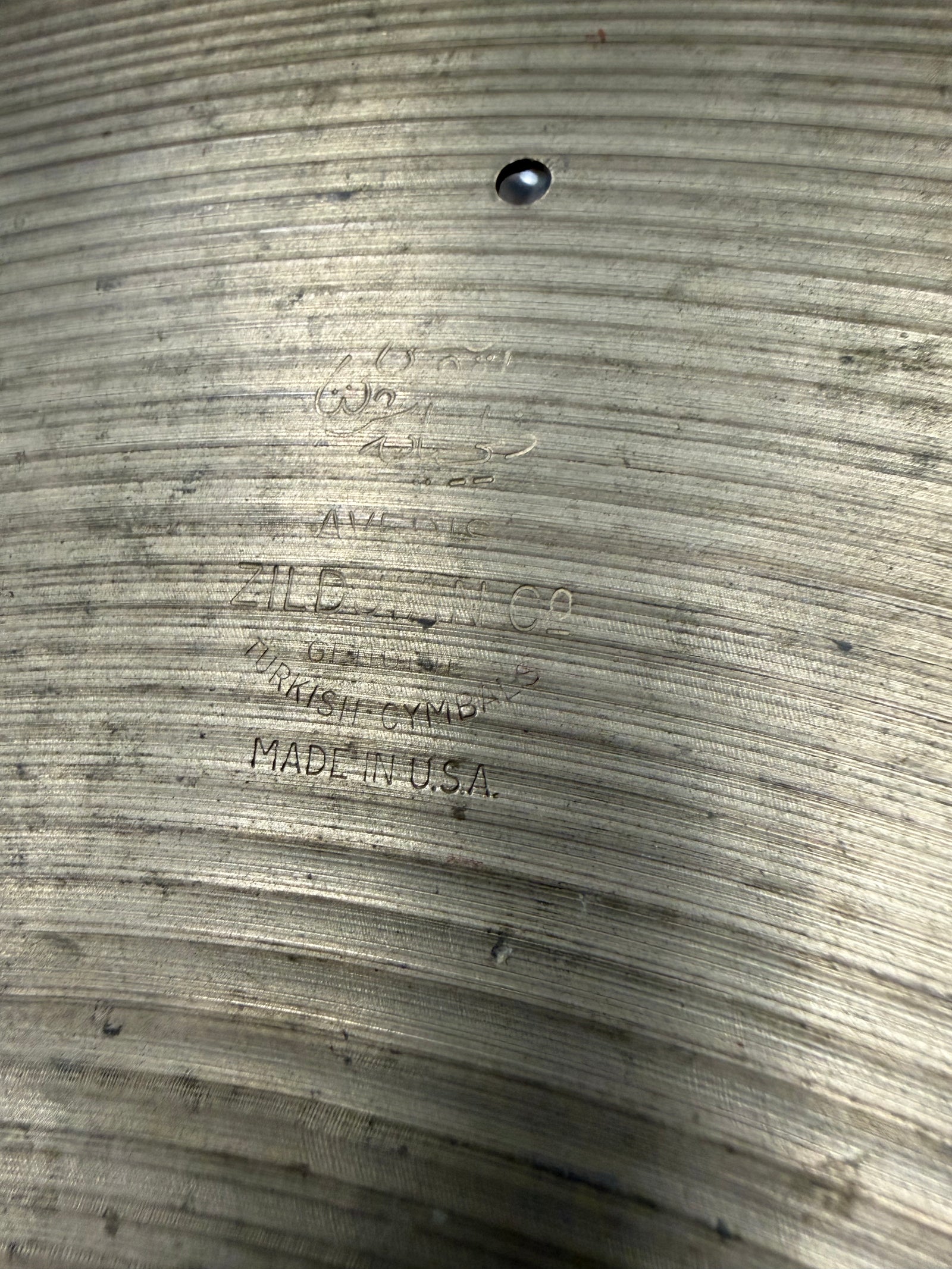 Zildjian 20” Ride Cymbal Artist Owned 1916