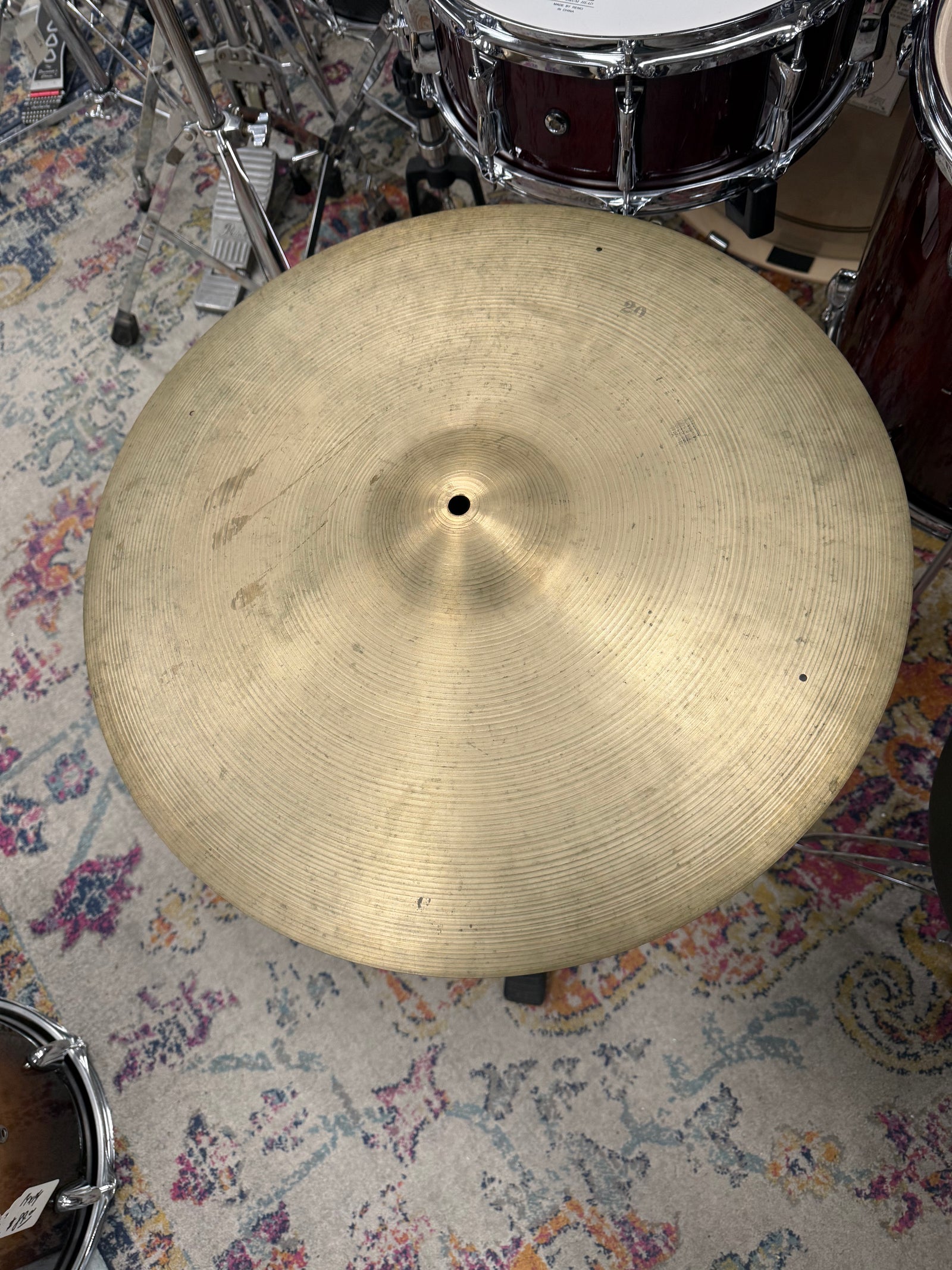 Zildjian 20” Ride Cymbal Artist Owned 1916