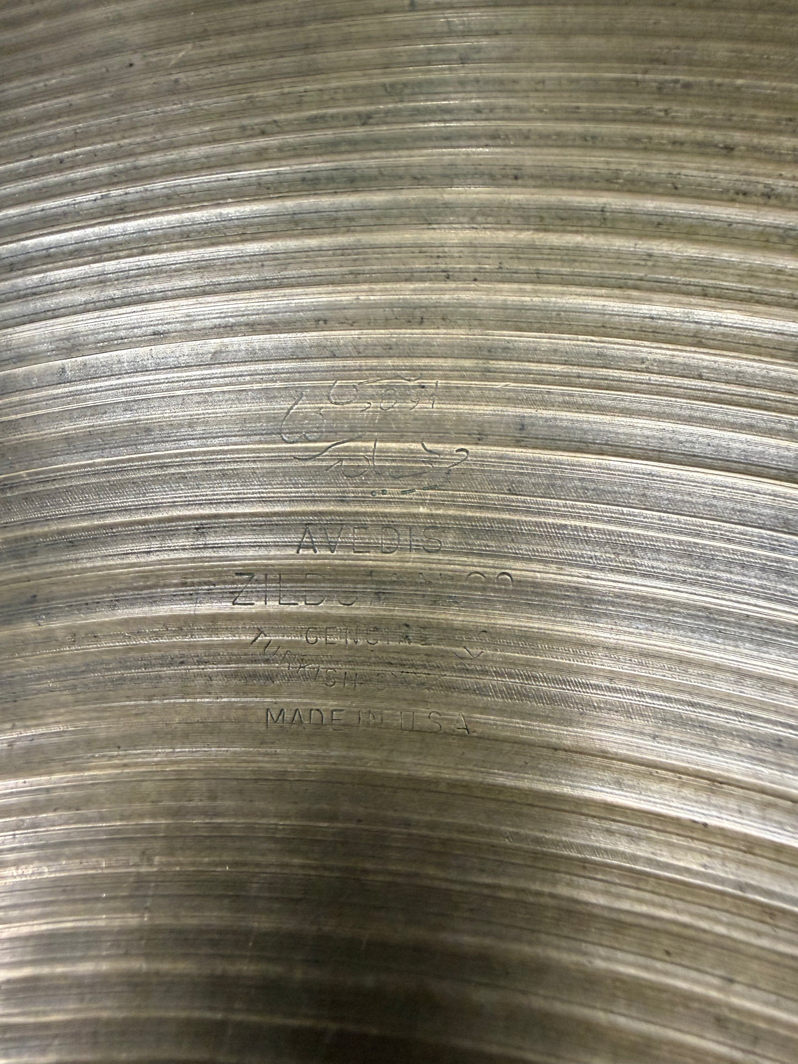 Zildjian 20” Ride Cymbal Artist Owned 2580