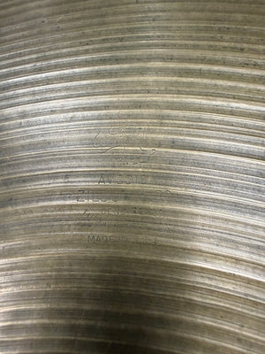 Zildjian 20” Ride Cymbal Artist Owned 2580