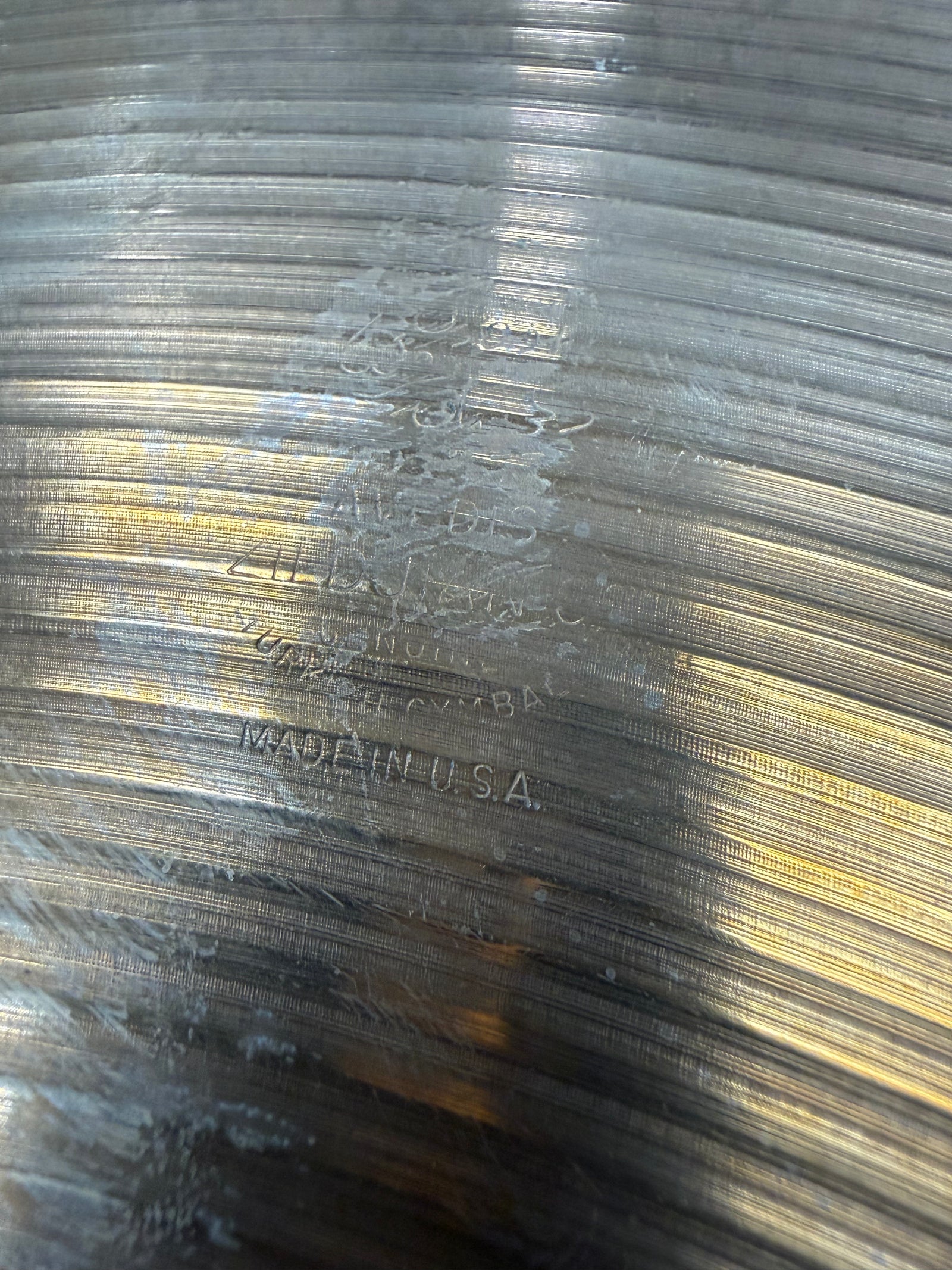 Zildjian 20” Ride Cymbal Artist Owned 2748