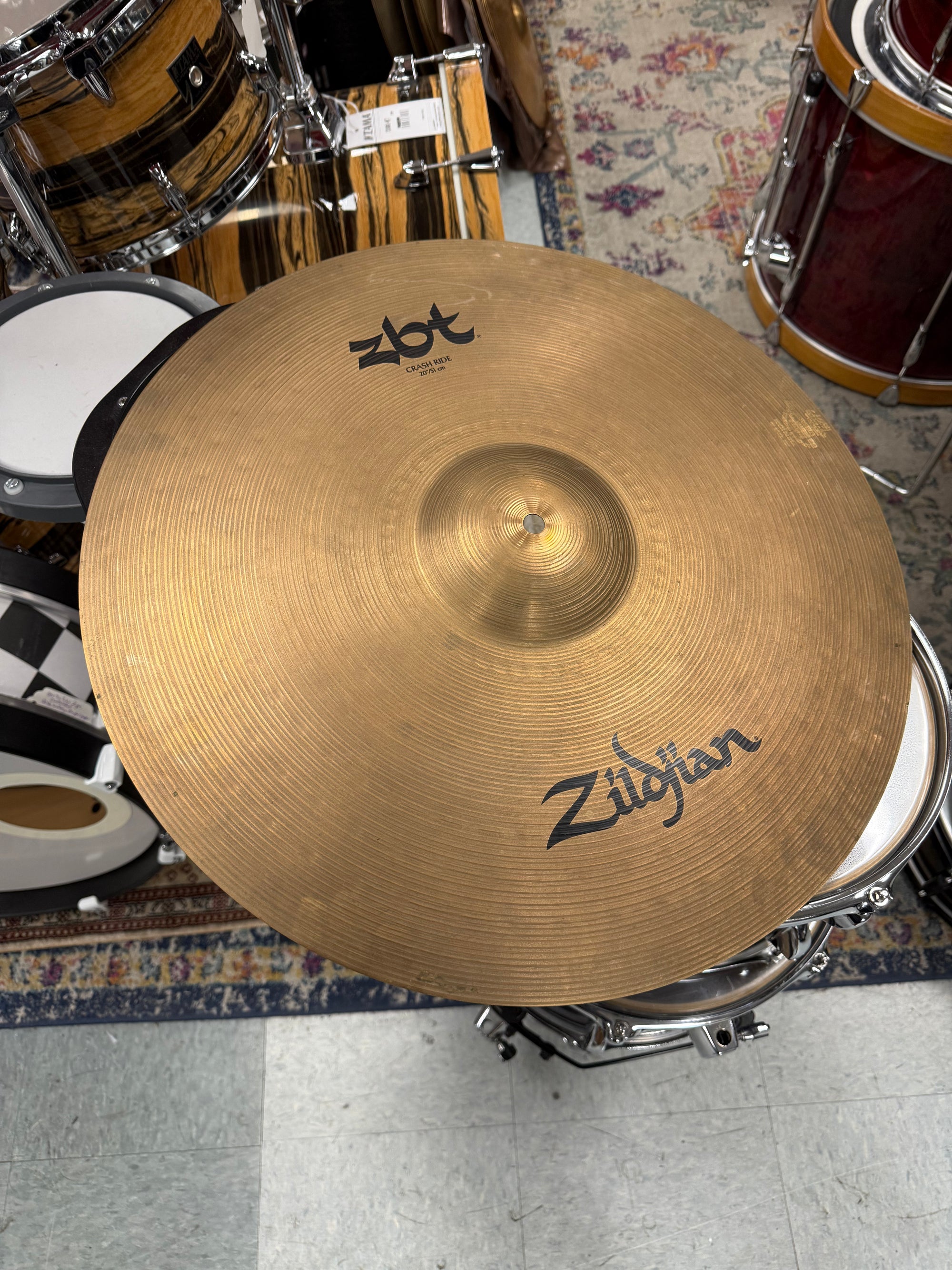 Zildjian 20” ZBT crash/ride Cymbal - Drum Flip