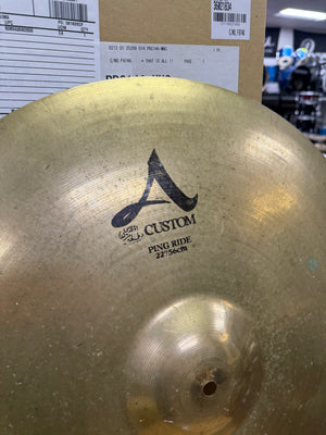 Zildjian 22” A a custom ping ride