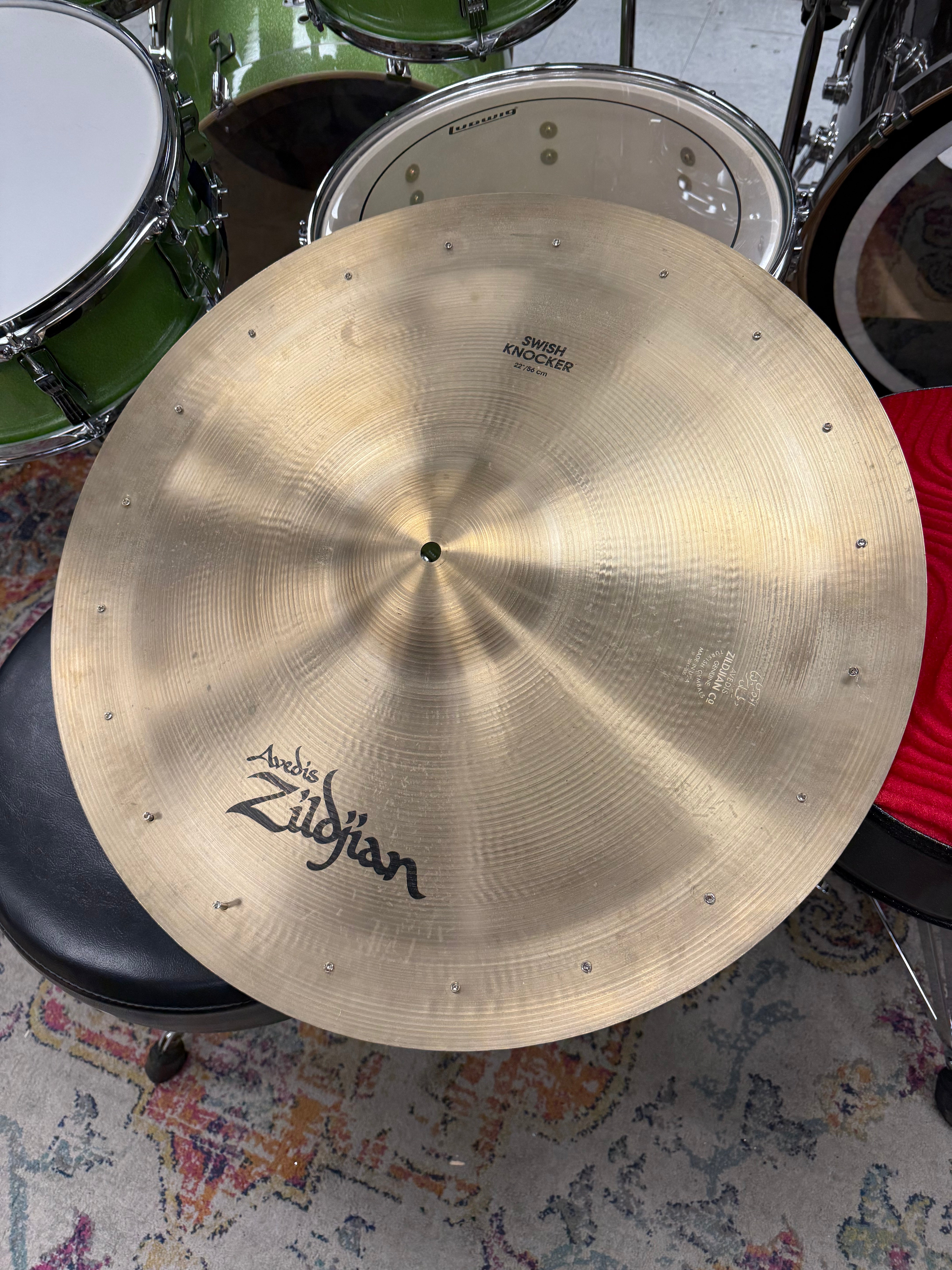 Zildjian 22” swish Knocker Cymbal - Drum Flip