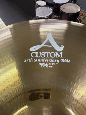 Zildjian 25th Anniversary 23” Medium Thin Ride Cymbal