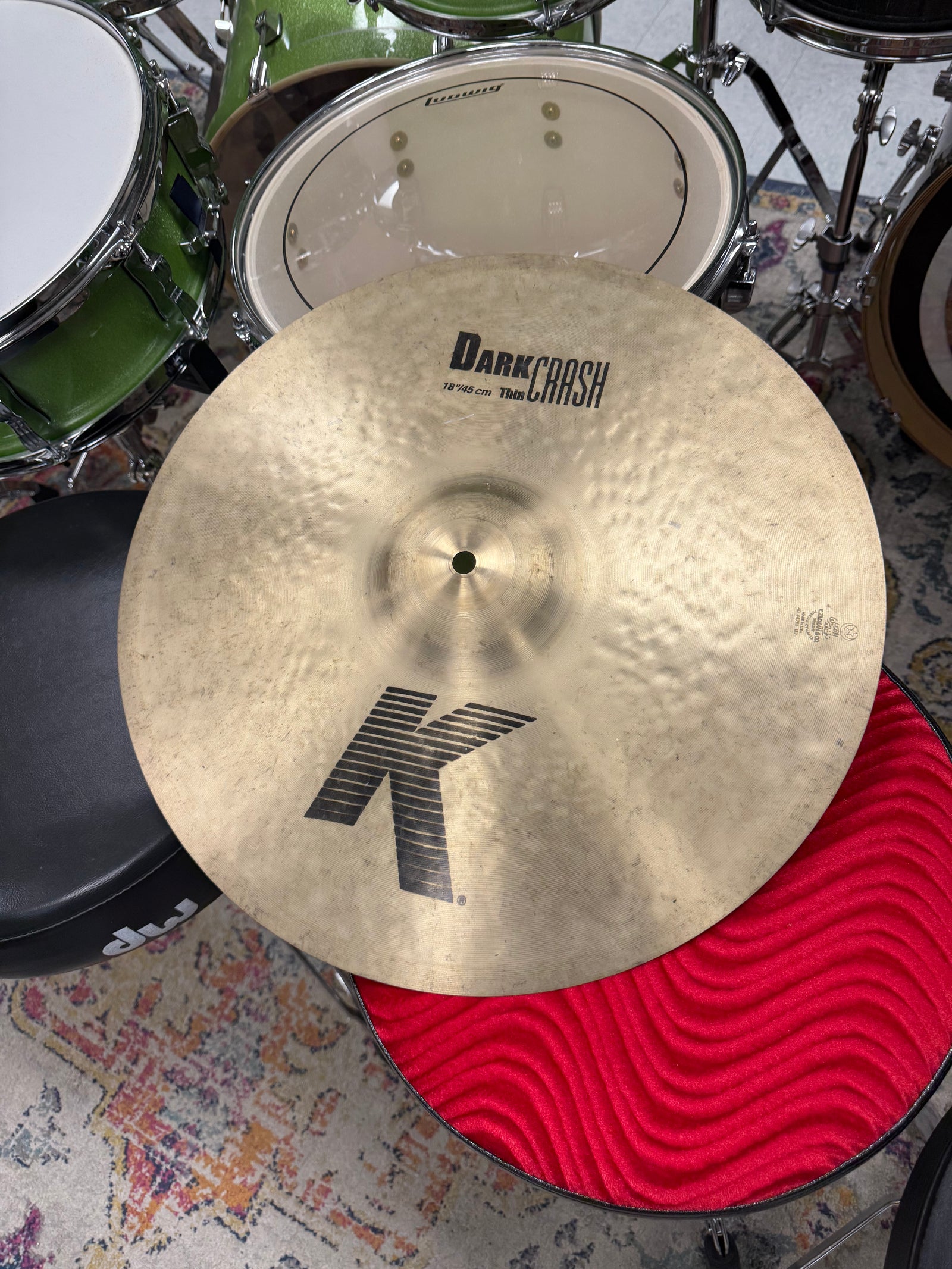 Zildjian K 18” Dark Thin Crash Cymbal