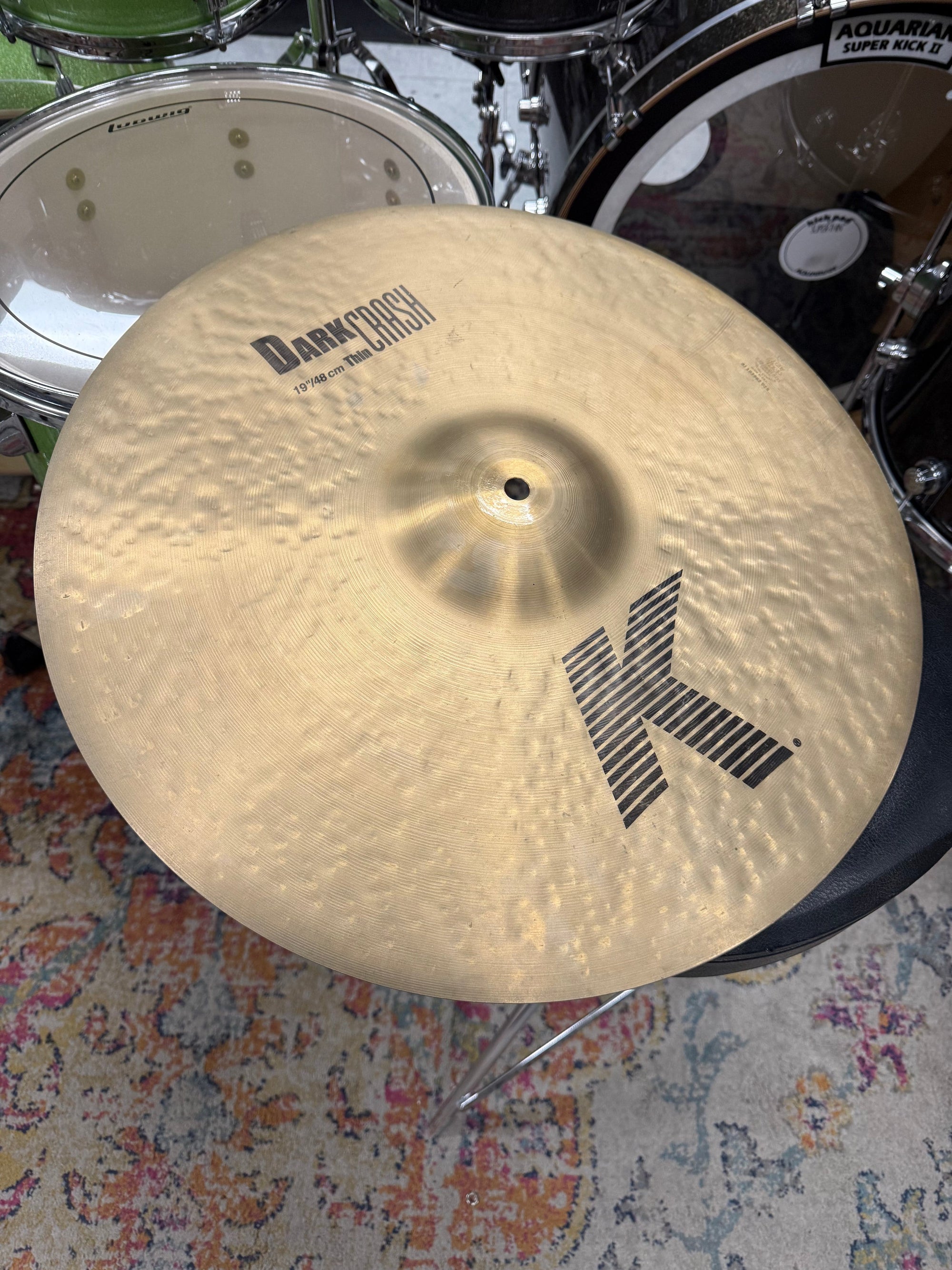 Zildjian K 19” Dark Thin Crash Cymbal