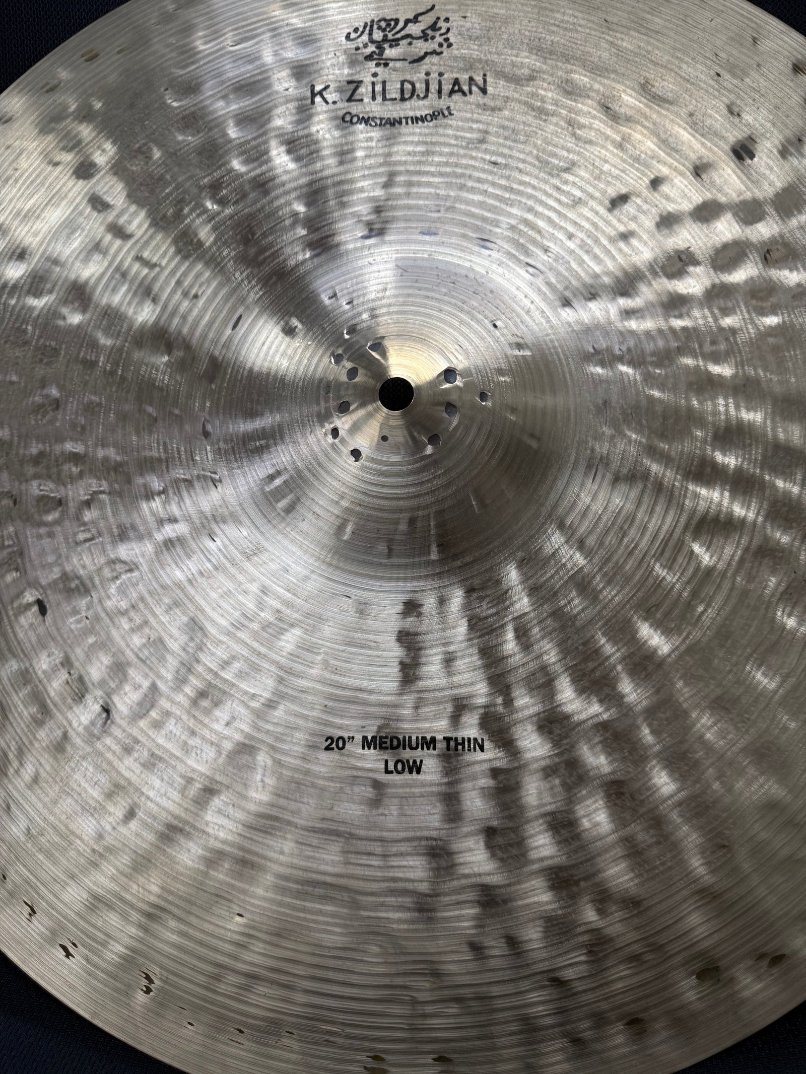 Zildjian K Constantinople Medium Thin Low ride cymbal 20”