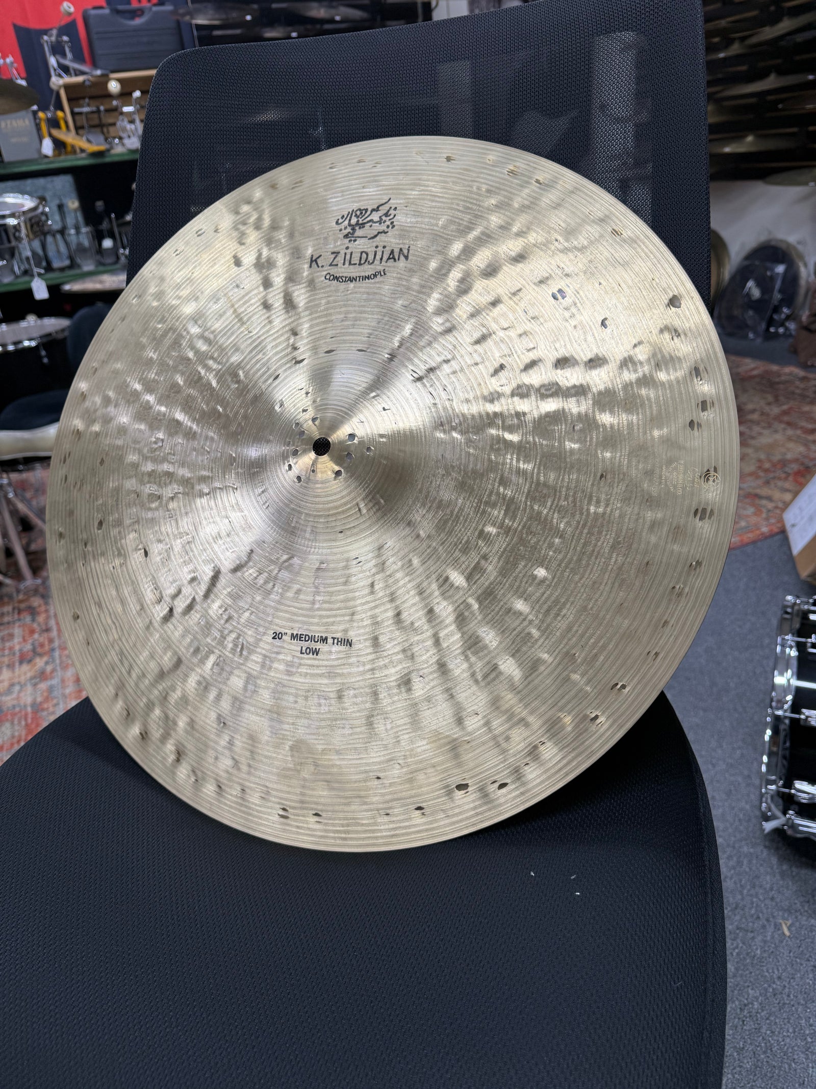 Zildjian K Constantinople Medium Thin Low ride cymbal 20”