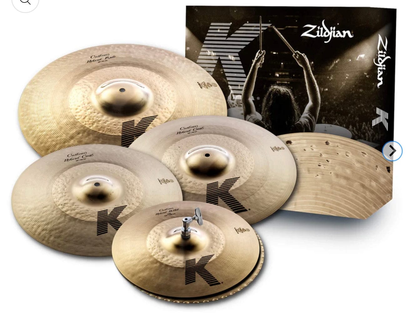 Zildjian K Custom Hybrid Cymbal Pack