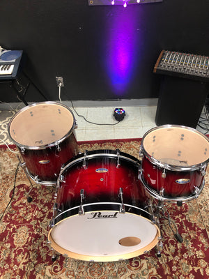 Pearl Decade Maple Gloss Red Burst 3pc Drum Set