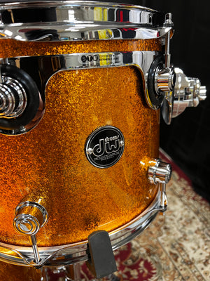 DW Performance 4pc Gold Sparkle Drum Set