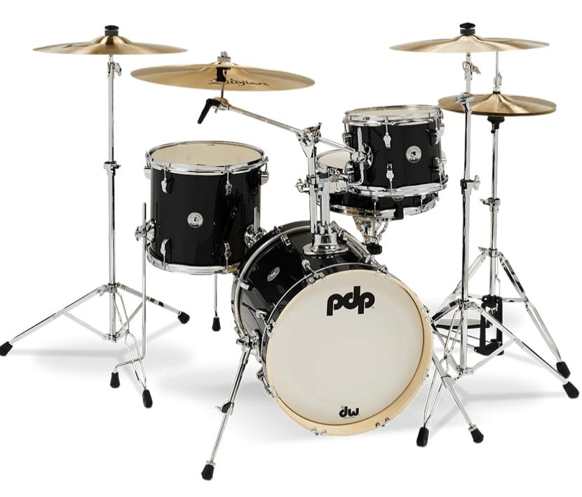 PDP New Yorker Black Sparkle Onxy Sparkle 4pc Drum Se