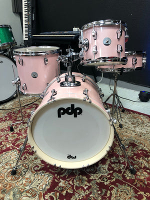 PDP New Yorker Pale Rose Sparkle 4pc Drum Set