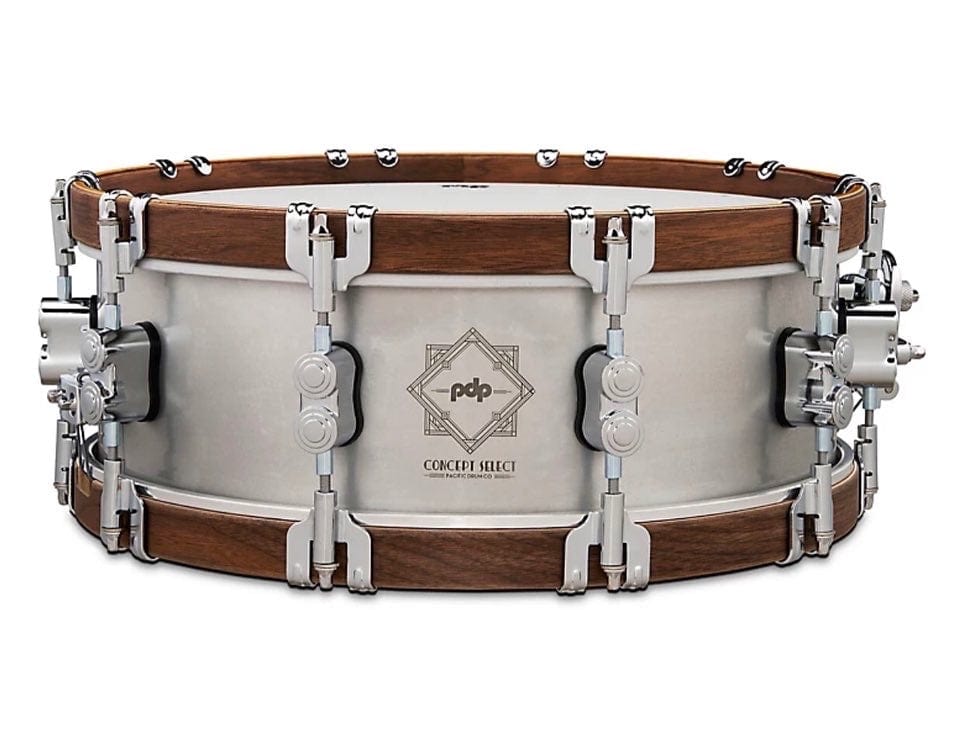 PDP Concept Select 3mm Aluminum Snare Drum 14x5”